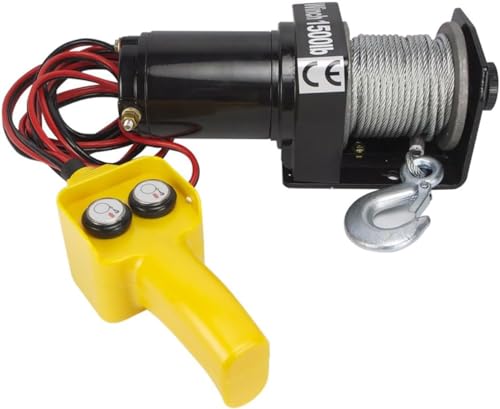 New 1500 LBS Electric ATV Winch | Off Road Bumpers W/Remote Control Puller