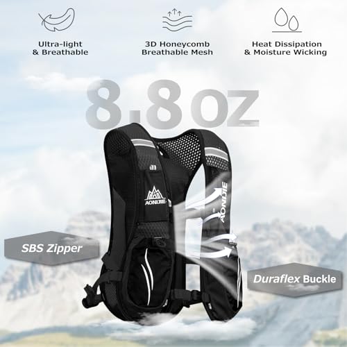 Image of Azarxis Hydration Running Vest Backpack Pack 5L 5.5L for Women and Men Jogging Trail Race Marathon Cycling Hiking