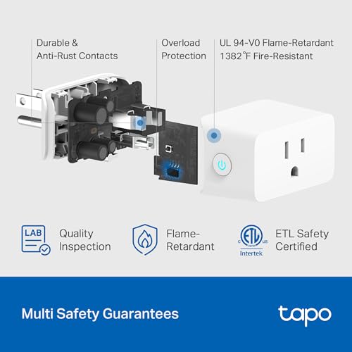 Tapo Tp-Link Tapo Wi-Fi Smart Plug, 𝗘𝗻𝗲𝗿𝗴𝘆 𝗠𝗼𝗻𝗶𝘁𝗼𝗿𝗶𝗻𝗴, Compatible With Alexa & Google Home & Samsung Smartthings thumb #7