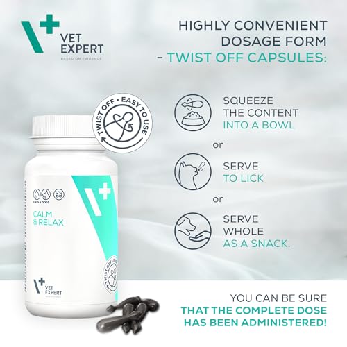 VetExpert - Calm & Relax für Hunde und Katzen bei Unruhe 30 Kapseln