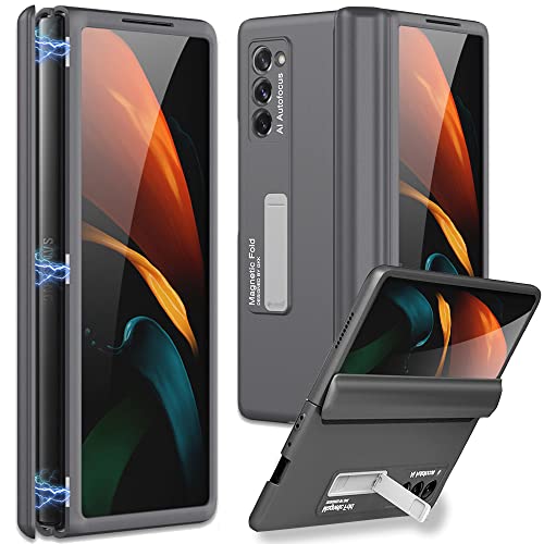 Funda Con Soporte Magnético 360° Para Samsung Galaxy Z Fold 7 - Resistente, Compatible Con MagSafe, Incluye 2 Protectores De Pantalla