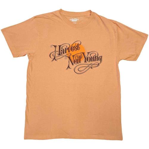 Rock Off officially licensed products Neil Young Harvest T Shirt Size M