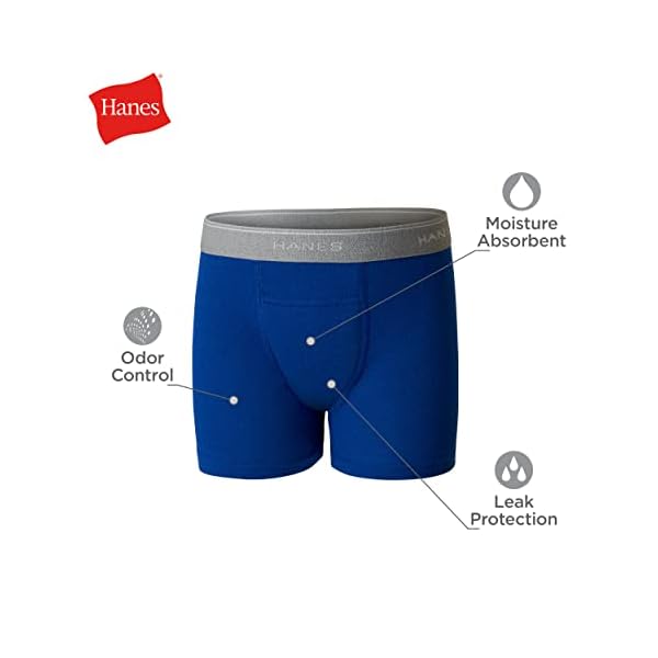 Hanes Toddler Boys' Potty Trainer Underwear, Boxer Briefs & Briefs Available, 6-Pack – Bild 4