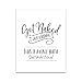 Get Naked, Just Kidding - This is a Half Bath - Funny Bathroom Sign - Unframed 11x14 Art Print