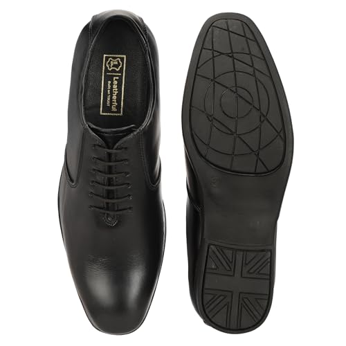 Image of Leatherful Formal Lace-up Derby Shoes for Men | Full Grain Leather | Office, Party, All Occassion | Genuine Leather | Smart Casual YKDB040