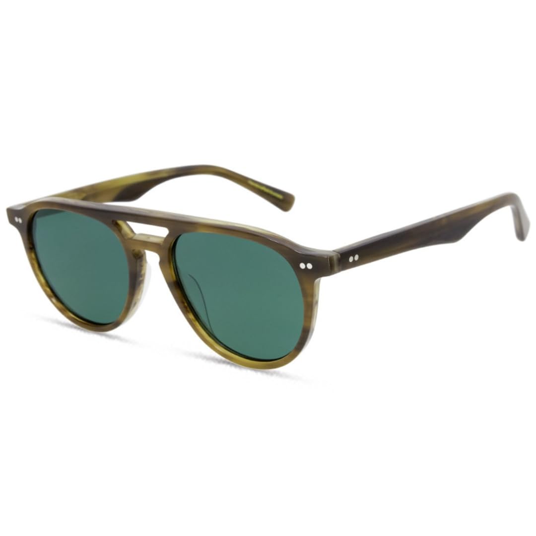 Gafas de sol de acetato con montura grande y protección UV400.