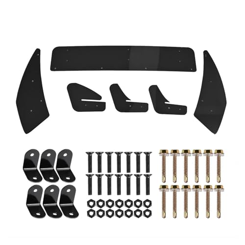 Difusor trasero Golf 7 MK7 R spoiler negro brillo para paragolpes 2013-2016