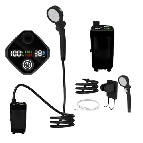 Douche de camping avec 3 modes de jet pour laver les animaux de compagnie