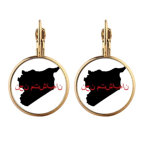 Boucles d'oreilles clip dorées pendantes confortables