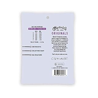 Martin® Strings »M 175 ORIGINALS – ACOUSTIC GUITAR – 80/20 BRONZE« Cordes pour Guitare Acoustique – Custom Light: 011… - Les Beatles, Paul McCartney, John Lennon, RIngo Starr, George Harrison Martin® Strings »M 175 ORIGINALS - ACOUSTIC GUITAR - 80/20 BRONZE« Cordes pour Guitare Acoustique - Custom Light: 011… – Image 2