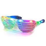 Mit acht LEDs und drei Kaleidoskop-Farbeinstellungen zur Auswahl. Diese Brille ist ein perfektes Accessoire für Partys, Events, Festivals und einfach zum Spaß.