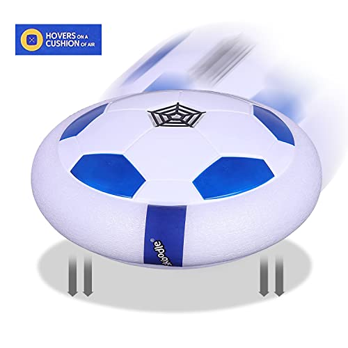 Image of Skoodle Power Play Hover Ball - Blue | Battery Powered Hover Football | Indoor Floating Hoverball Soccer | Air Football | Made in India | Best Gift Fun Toy for Kids Boys & Girls 3-12 Years