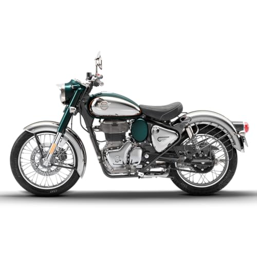 Image of Royal Enfield Classic 350 with Disc & Spoke Wheels Motorcycle (Emerald Green) Booking for Ex-Showroom Price