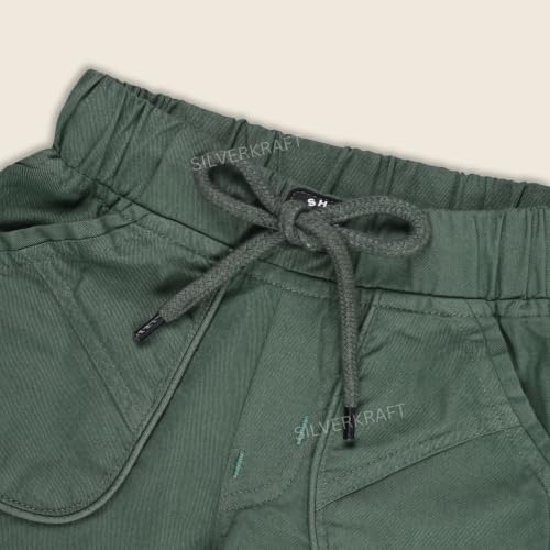 Image of Wish Karo Unisex Green Regular Fit Jeans Stretchable (js64)