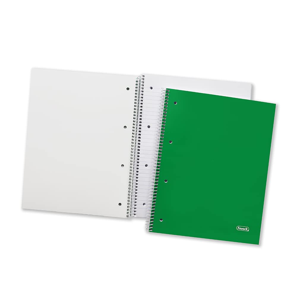 Favorit Quaderni Spiralati A4 A Righe 5 Pezzi Carta 80g/Mq