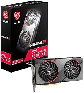 MSI Gaming Radeon RX 5500 XT Boost Clock: 1845 MHz 128-bit 8GB GDDR6