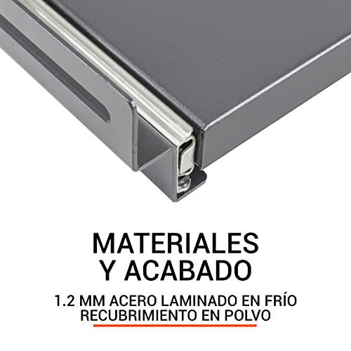 Bandeja extraíble armario rack resuelve el acceso a equipos 6