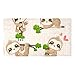 MUOOUM - Tappetino da bagno originale per doccia (39,9 x 70,9 cm) carino Sloth_Mesa De Trabajo 1 stampa per adulti e bambini, vasche da bagno lisce e non strutturate