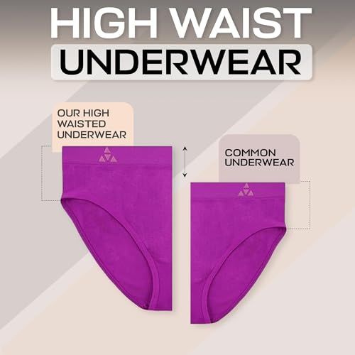 Image of Balanced Tech Moisture Wicking Underwear for Women, Seamless Workout Hipster Brief Bikini Panties