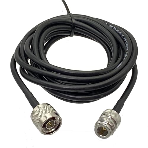 Câble RG58 N mâle femelle rallonge coaxial 18M pour antenne 4G Wi-Fi