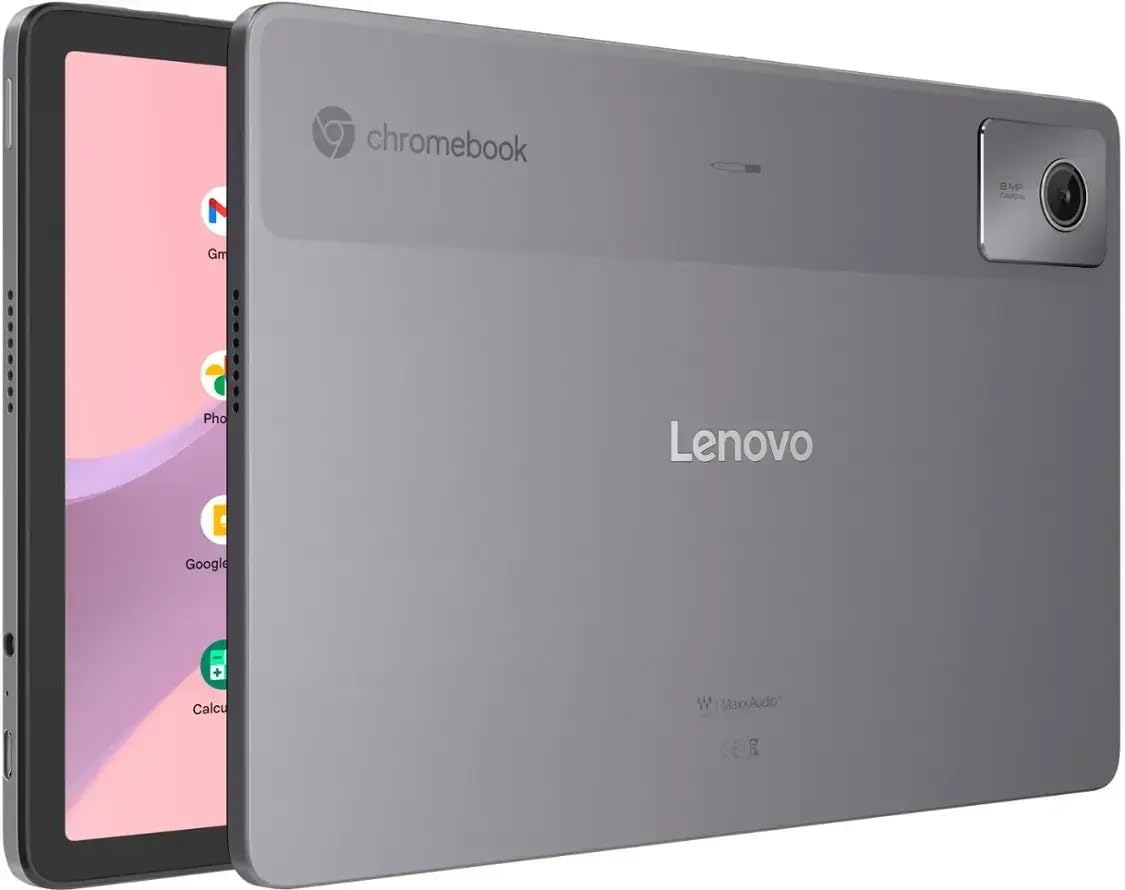 Lenovo - Duet 11 Chromebook - 11" 2K LCD Touchscreen 2-in-1 Tablet - MediaTek Kompanio 838-4GB RAM - 128GB - eMMC with Keyboard - Luna Gray