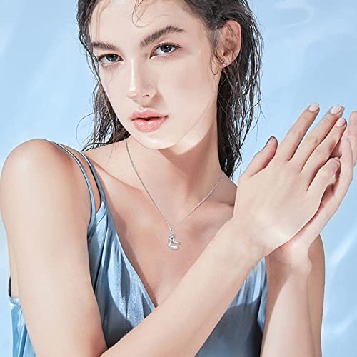 Bff Necklace For 2, Cat Matching Necklace 925 Sterling Silver Cute Animal Puzzle Best Friends, Sister Necklace Set For 2 Jewelry Gifts For Women Girls #TOP5