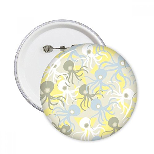 Pins poulpe multicolore pour personnaliser un sac à dos ou une veste en jean