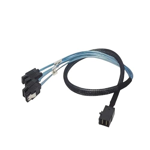 SFF-8643 to 4 SATAt@AEgP[uASAS 3.0 Mini SAS HD 12GBɏAAdaptecJ[hSATAP[up