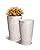 VEVOR Set of 2 Tall Outdoor Planters 21" H, Round Large Planters for Front Porch and Patio, Stone Finish Flower Tree Plant Pots