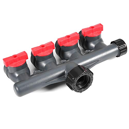 G3/4In Hose Splitter, Heavy Duty Water Faucet Hose Splitter Valve Garden Water Connector Adapter 21 X 12.5 Cm / 8.3 X 4.9 In #TOP7