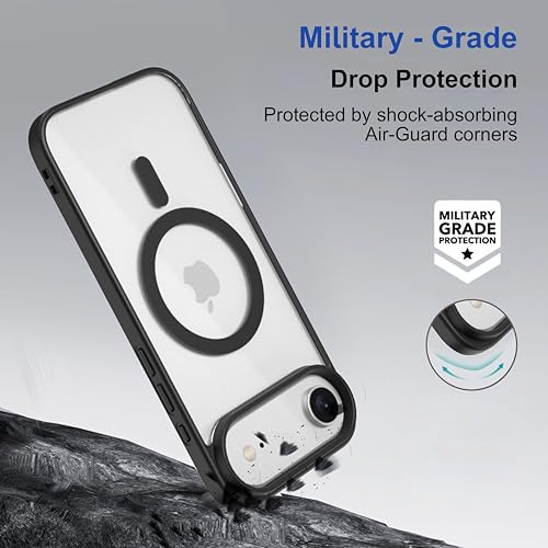 Image of amazon basics Back Case Cover for iPhone 17 Air | Scratch-Resistant Back Cover | Black