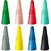 MATJEPAW Wine Stoppers, 8 Pcs Silicone Wine Stopper for Wine Bottles Keeps Wine Fresh, Beverage Bottle Sealer