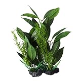 Amosfun Árbol Artificial De Palma para Acuario Decoración De Césped Decorativo para Peceras Tiendas De Mascotas y Jardín