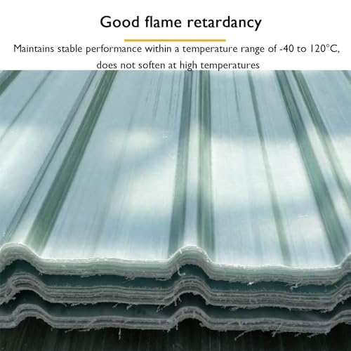Toiture abris de jardin en tole ondulée panneau pour serre de 0.9x1.2m durable