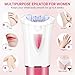 2026 Upgraded Epilator for Women - Cordless Face Epilator with LED Light for Precision - Wet & Dry Use, Portable for Face/Chin/Body/Bikini Area/Legs/Arm - Long-Lasting Electric Facial Hair Remover