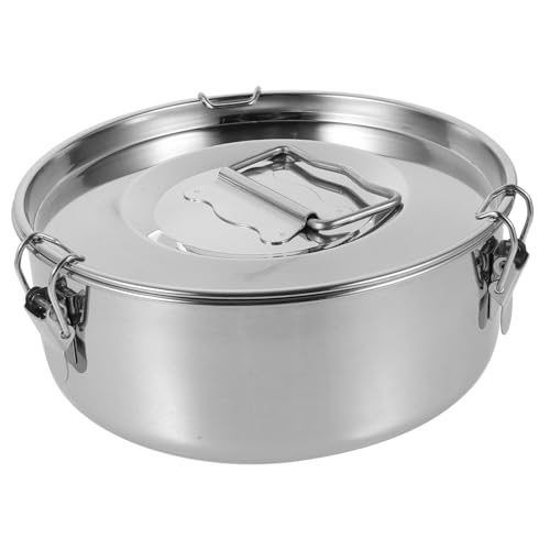 ETHZZLE ステンレス製フラン型蒸し器 小型蒸格付き 耐久性優れた調理用フードスチーマー キッチン用蒸し調理器具