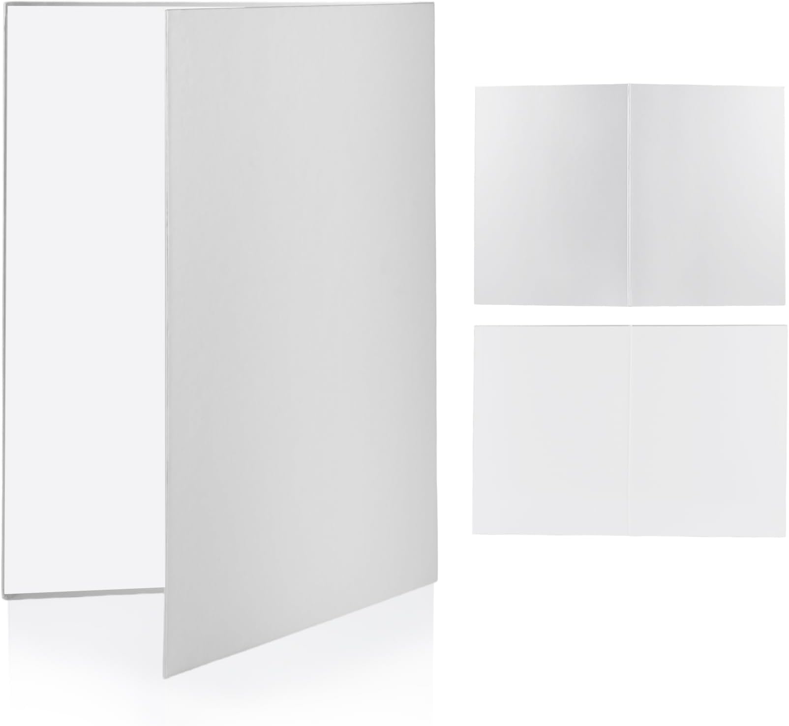 Meking Silver White Photo Backdrop Boards, 2 in 1 Light Reflectors