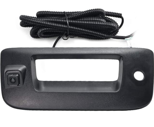 Image of DYRDINSHOW Tailgate Handle Backup Rear View Camera for Chevy Silverado GMC Sierra 1500 2007-2013 2500 /3500 Heavy Duty 2007-2014 Reverse Cameras Black GMC Sierra 1500