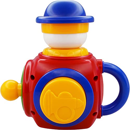 Musikspiel Jack in a Box, mit vielen Funktionen, ab 6 Monaten, ca. 16 x 14,5 x 11 cm