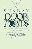 Sunday Door Posts II: Sixty Calligraphic Renderings of Biblical Texts Suitable for Reproduction (Sunday Doorposts)