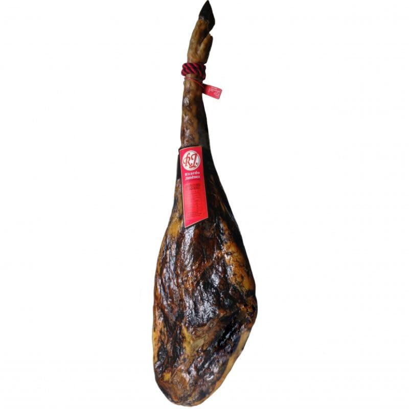 Jamon iberico bellota 8kg aprox - 75% raza ibérica - elaboración artesanal - cerdos criados en libertad - marca reconocida como jamon gourmet procedente de la sierra de Salamanca