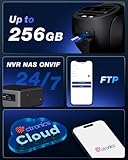 Ctronics [10X Hybrid Zoom] 4K Outdoor Security Camera with Dual-Lens, Auto Tracking & Zoom, AI Detection, 256GB TF/Cloud/FTP/NAS Storage, 5GHz WiFi CCTV IP Camera, Color Night Vision, PC Remote - Image 6