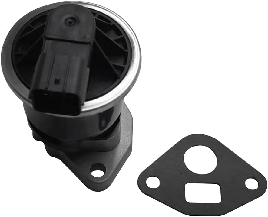 EGR Valve EGV576 18011PLMA01 18011PLMA00 with Gasket for (1.7L L4 Only) 2001-2005 Honda Civic 2002-2003 Civic GX 2001-2005 Civic EX HX 2004-2005 Civic LX DX 2004-2005 Civic Value Package Black