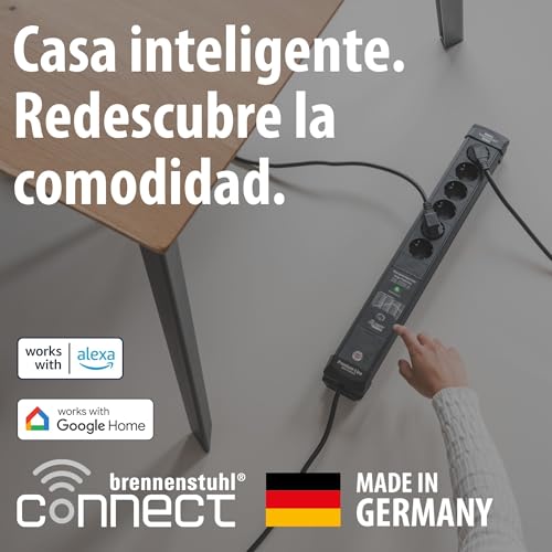Regleta Enchufes WiFi Brennenstuhl de 6 Tomas con Proteccion 2