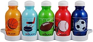 Reduce WaterWeek Classic Reusable Water Bottles, 10oz – Includes 5 Refillable Water Bottles