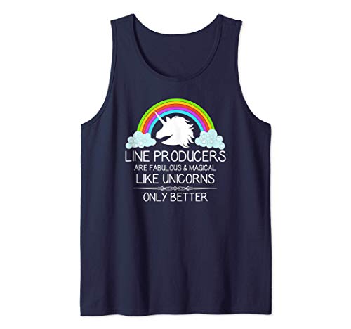 Line Producer Gifts - Line Producers Are Like Unicorns Funny Camiseta sin Mangas