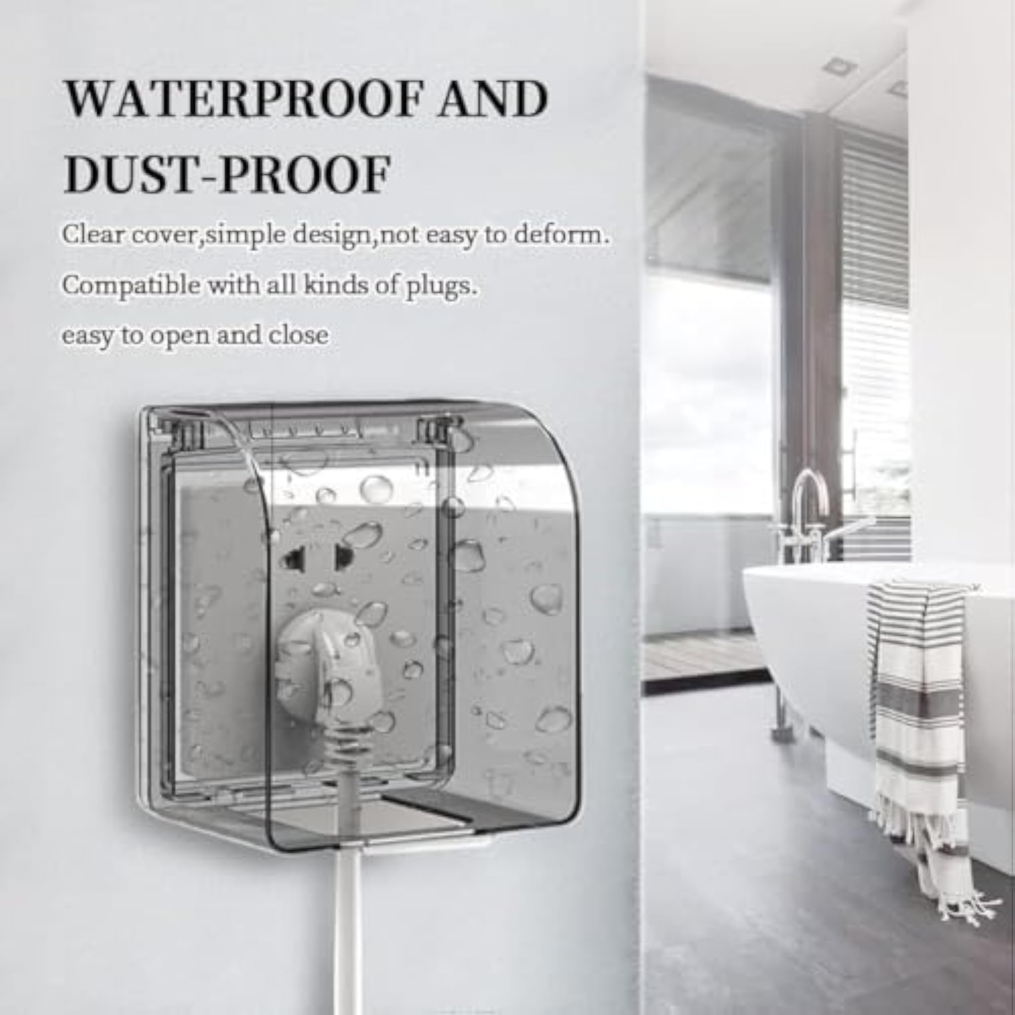 Transparent Waterproof Wall Switch Cover Box