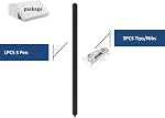 Plier 6/Fold 5 S Plier le stylo Edition Compatible Galaxy Z Pliage 6/ Plier 5 Téléphones seulement, Slim 1.5mm Conseil du stylo, 4,096 Niveaux de pression, Z Fold6 S Plier le stylo Edition (Noir)