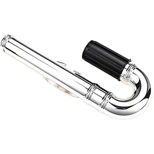 Flute Headjoint Replacement Curved Elbow Joint Pipe, Flute Head Joint Connector Component: Curved Elbow Pipe-Straight Connection Structure | Metal Replacement Part for Flute Repair Setup - Thumbnail 4