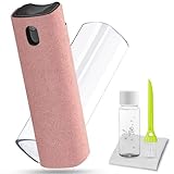 walrfid Car Screen Cleaner Touchscreen Mist Spray, Electronic Laptop Cleaning Brush Kit for Computer, Smartphone, iPad, iPhone, MacBook Pro, Eyeglass, Tablet, Monitor, LCD Screens, TV, PC - Pink